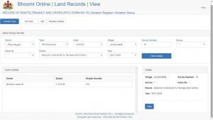 Bhoomi Online, Bhoomi Reports, Mutation Status - DIGITAL HELP