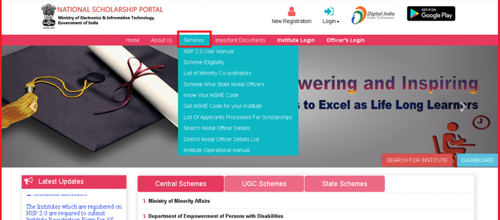 NSP portal, NSP login 2020, NSP login 2018-19, NSP scholarship 2020, NSP login 2020-21, NSP 2020, National scholarship portal 2019-20, Scholarship portal login,