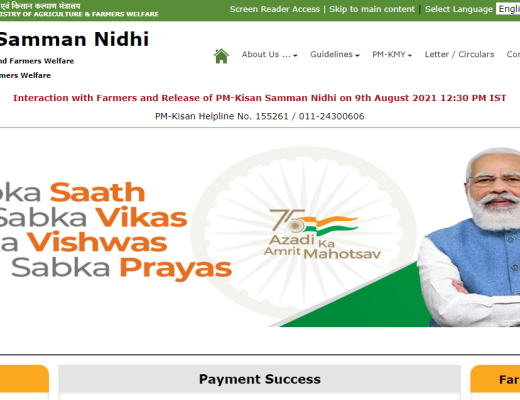 www.pmkisan.gov.in