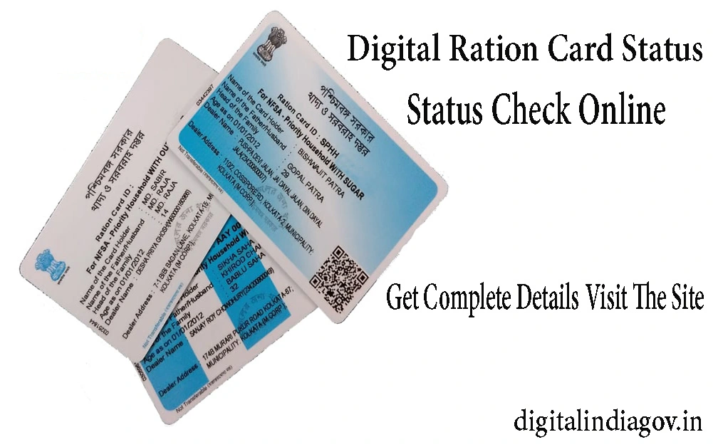 Digital Ration Card Status
