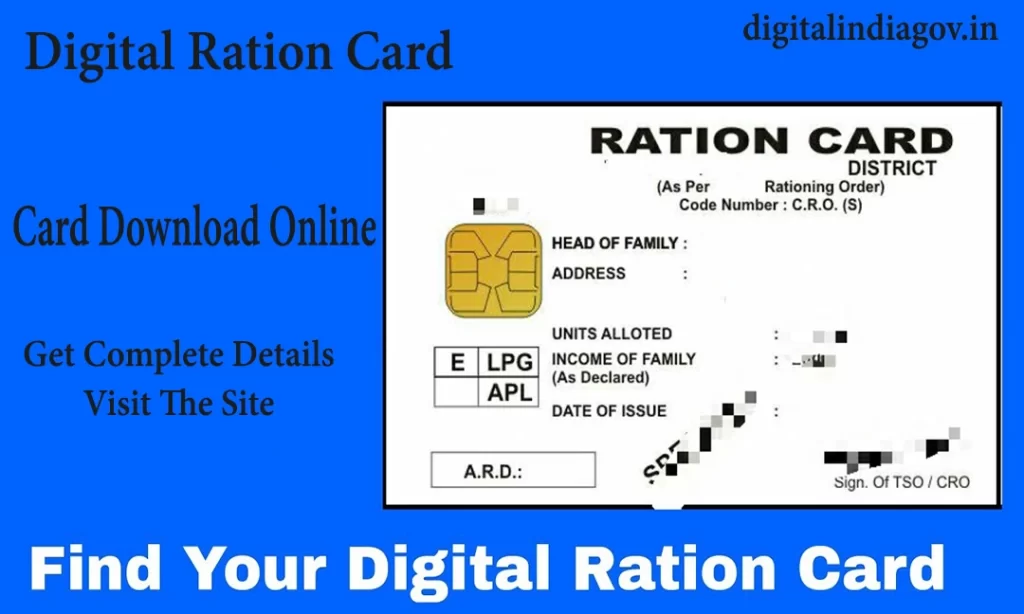 Digital Ration Card