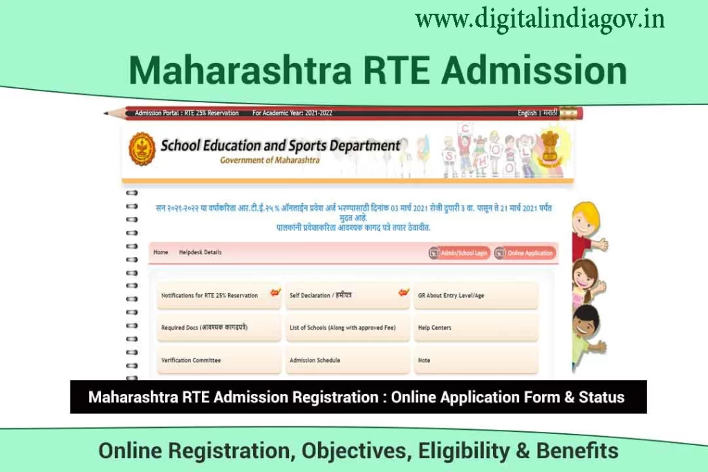 Maharashtra RTE Admission