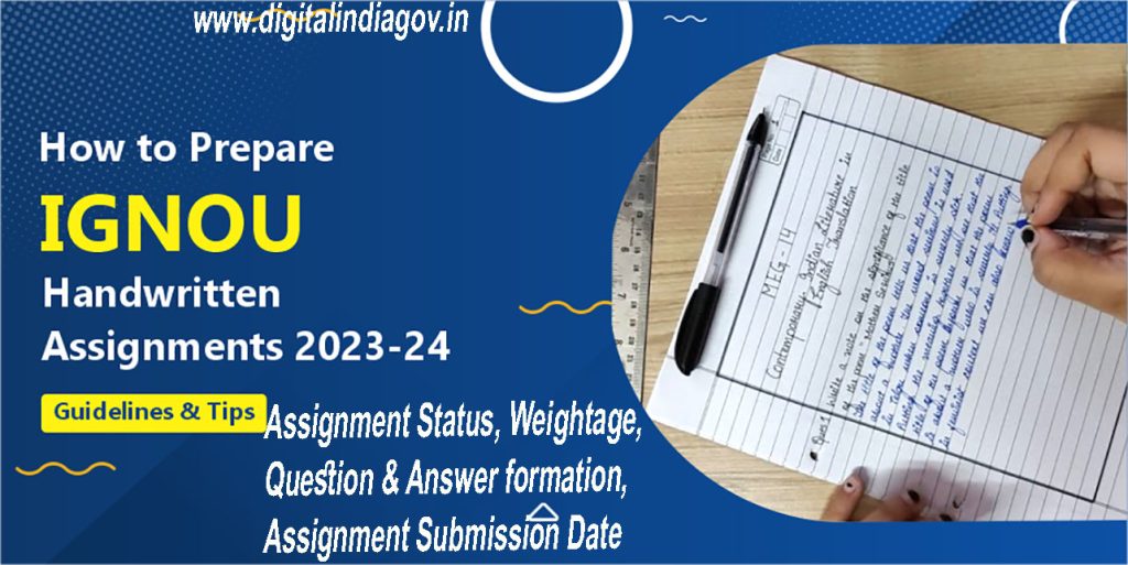 ignou assignment weightage