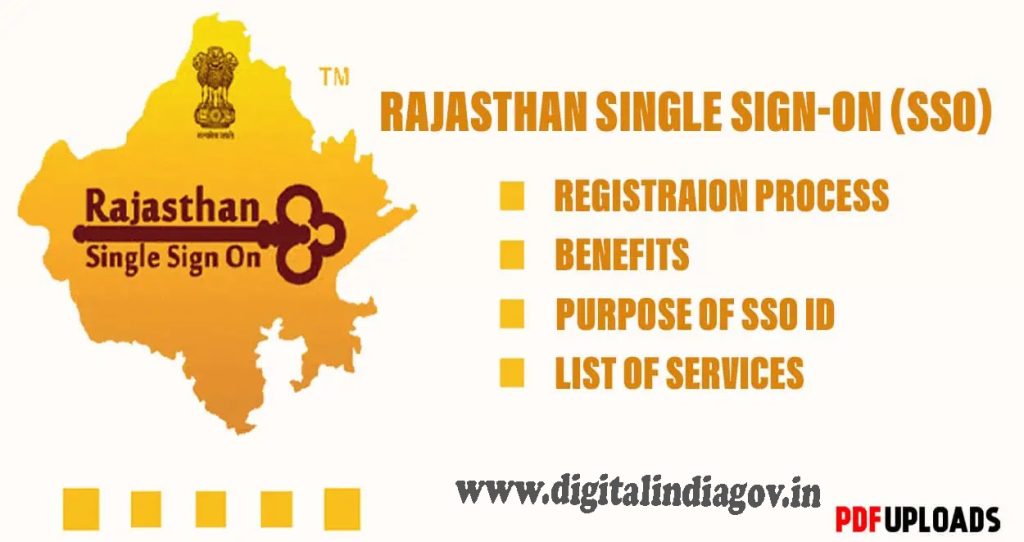 Rajasthan SSO ID, Rajasthan SSO ID, List of main services, उद्देश्य क्या है? Documents