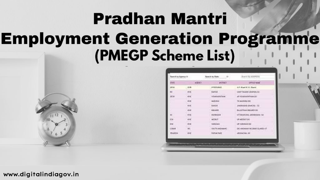 PMEGP Scheme List