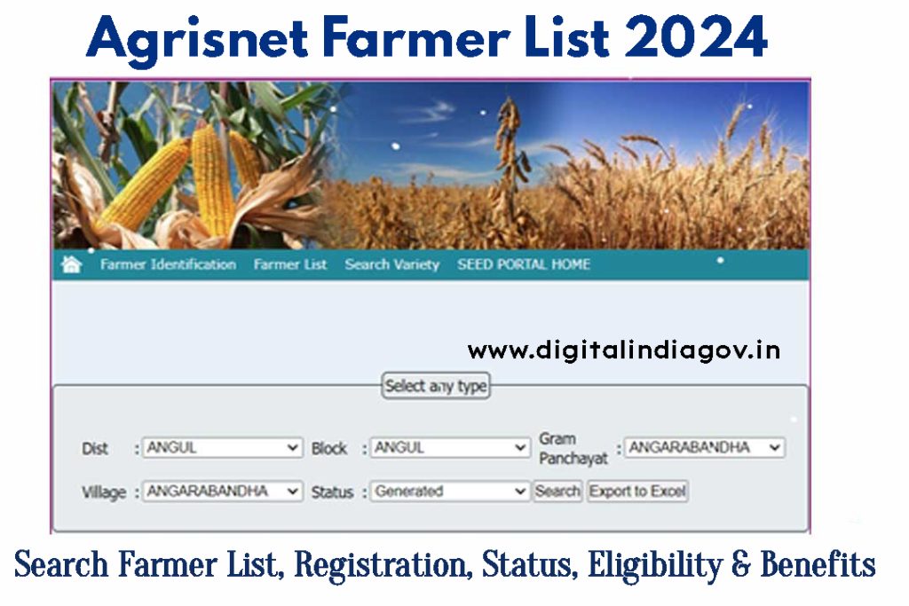 Agrisnet Farmer List