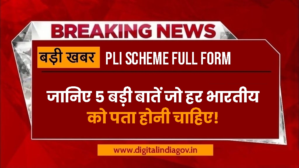 PLI Scheme Full Form