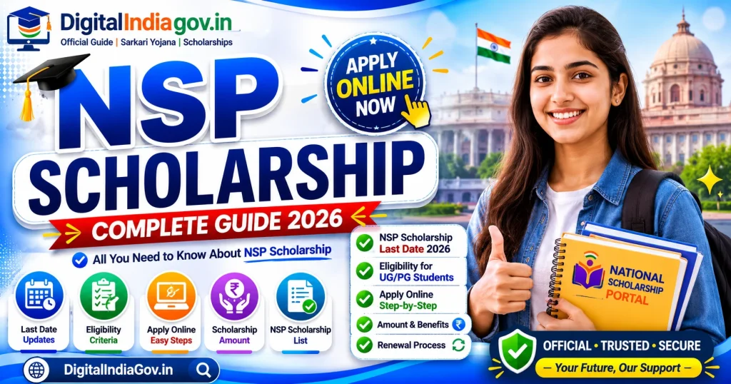 NSP Scholarship 2026 Apply Online, Eligibility, Amount and Last Date Guide